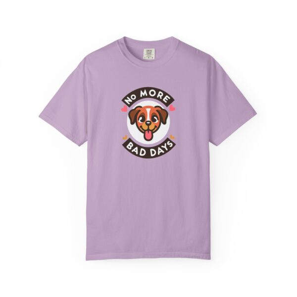 Comfort Colors T-Shirt | No More Bad Days Shirt | Pet Lovers Gift | Dog Rescue Apparel | Cute Cozy Tee | Animal Rights Tees