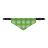 Stylish Pet Bandana Collar - Green Paw Print Design for Dogs, Dog/Cat Lover Gifts - Image 2