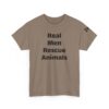 Real Men Rescue Animals T-Shirt, Dog Lover, Animal Rescue Gift - Image 4
