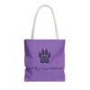 Paw Print Tote-Purple, Animal Lovers Gift, Two By Two Rescue - Image 13