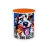 Colorful Dog Rescue Coffee Mug - Two by Two Rescue, Dog/Cat Lover Gift, Animal Rescue Theme - Image 31