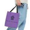 Paw Print Tote-Purple, Animal Lovers Gift, Two By Two Rescue - Image 6
