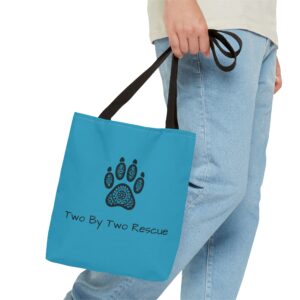 Paw Print Tote-Teal, Animal Lover Gift, Dog Lover, Cat Lover