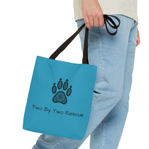 Paw Print Tote-Teal, Animal Lover Gift, Dog Lover, Cat Lover