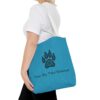 Paw Print Tote-Teal, Animal Lover Gift, Dog Lover, Cat Lover - Image 15
