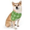 Stylish Pet Bandana Collar - Green Paw Print Design for Dogs, Dog/Cat Lover Gifts - Image 5