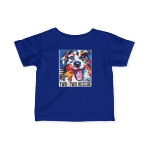 Colorful Dog Rescue Infant Tee, Baby Animal Shirt, Adorable Pet Gift, Toddler Graphic T-Shirt, Animal Lover Baby Clothes, Rescue Dog Apparel