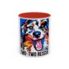 Colorful Dog Rescue Coffee Mug - Two by Two Rescue, Dog/Cat Lover Gift, Animal Rescue Theme - Image 13