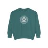 Comfort Colors Unisex Sweatshirt-Elegant Paw Print-Animal Rescue, Dog/Cat Lover Gifts - Image 2