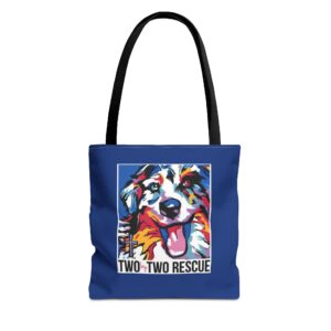 Rescue Logo Tote, Animal Lover Gifts, Two By Two Rescue
