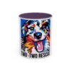 Colorful Dog Rescue Coffee Mug - Two by Two Rescue, Dog/Cat Lover Gift, Animal Rescue Theme - Image 34