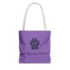 Paw Print Tote-Purple, Animal Lovers Gift, Two By Two Rescue - Image 10
