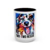 Colorful Dog Rescue Coffee Mug - Two by Two Rescue, Dog/Cat Lover Gift, Animal Rescue Theme - Image 16