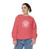 Comfort Colors Unisex Sweatshirt-Elegant Paw Print-Animal Rescue, Dog/Cat Lover Gifts - Image 47