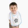 Woodland Creature Bib, Cute Baby Bib, Animal Print Bib, Toddler Feeding Bib, Baby Shower Gift, Kids Feeding Accessories - Image 6