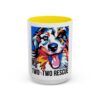 Colorful Dog Rescue Coffee Mug - Two by Two Rescue, Dog/Cat Lover Gift, Animal Rescue Theme - Image 46