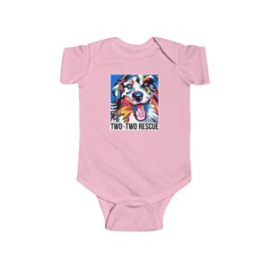 Infant Rescue Dog Bodysuit, Adorable Baby Clothes, Cute Dog Theme, Perfect Gift for New Parents, Animal Lover Baby Outfit