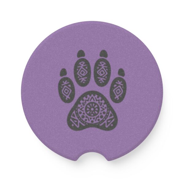Stylish Soapstone Car Coaster with Paw Print Design, Unique Car Accessory, Gift for Pet Lovers, Custom Coasters for Cars, Animal [...]