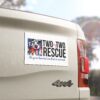 Colorful Dog Rescue Car Magnet, Pet Lover Gift, Animal Rescue Support, Car Decor, Christian Pet Magnet - Image 6