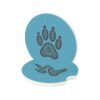 Stylish Soapstone Car Coaster with Paw Print Design, Unique Car Accessory, Gift for Pet Lovers, Custom Coasters for Cars, Animal [...] - Image 2