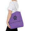 Paw Print Tote-Purple, Animal Lovers Gift, Two By Two Rescue - Image 15