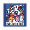 Colorful Dog Rescue Car Magnet, Pet Lover Gift, Animal Rescue Support, Car Decor, Christian Pet Magnet - Image 2