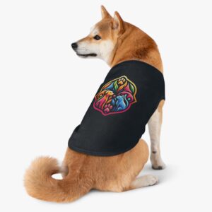Colorful Pet Tank Top, Comfortable Dog Shirt, Pet Apparel for Summer, Cute Dog Clothes, Gifts for Pet Lovers