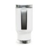 Two By Two Logo Travel Mug - 14oz Stainless Steel with Handle, Animal Lovers Gift, Animal Rescue - Image 2