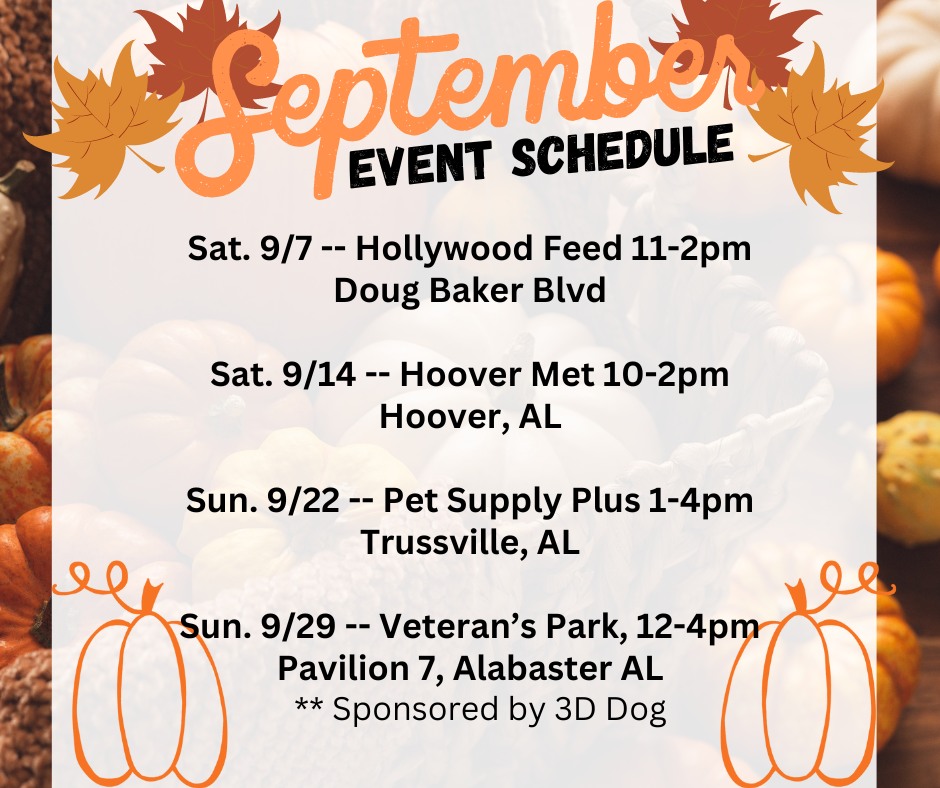 Adoption events two by two rescue